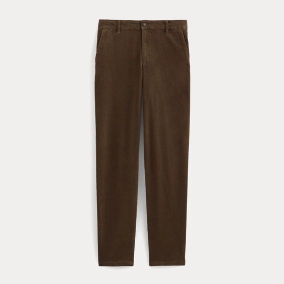 EVERLANE Men's Corduroy Straight Leg Pants Chocolate Size 33X30‎ New With Tags